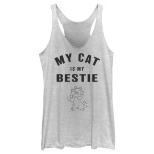 Women’s Aristocats Marie My Cat Is My Bestie Racerback Tank Top