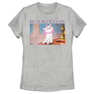 Women’s Aristocats Marie Photo Because I’m a Lady T-Shirt