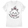 Women’s Aristocats Marie Portrait I’m a Lady T-Shirt
