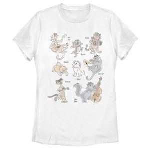 Women’s Aristocats The Whole Cat Crew T-Shirt