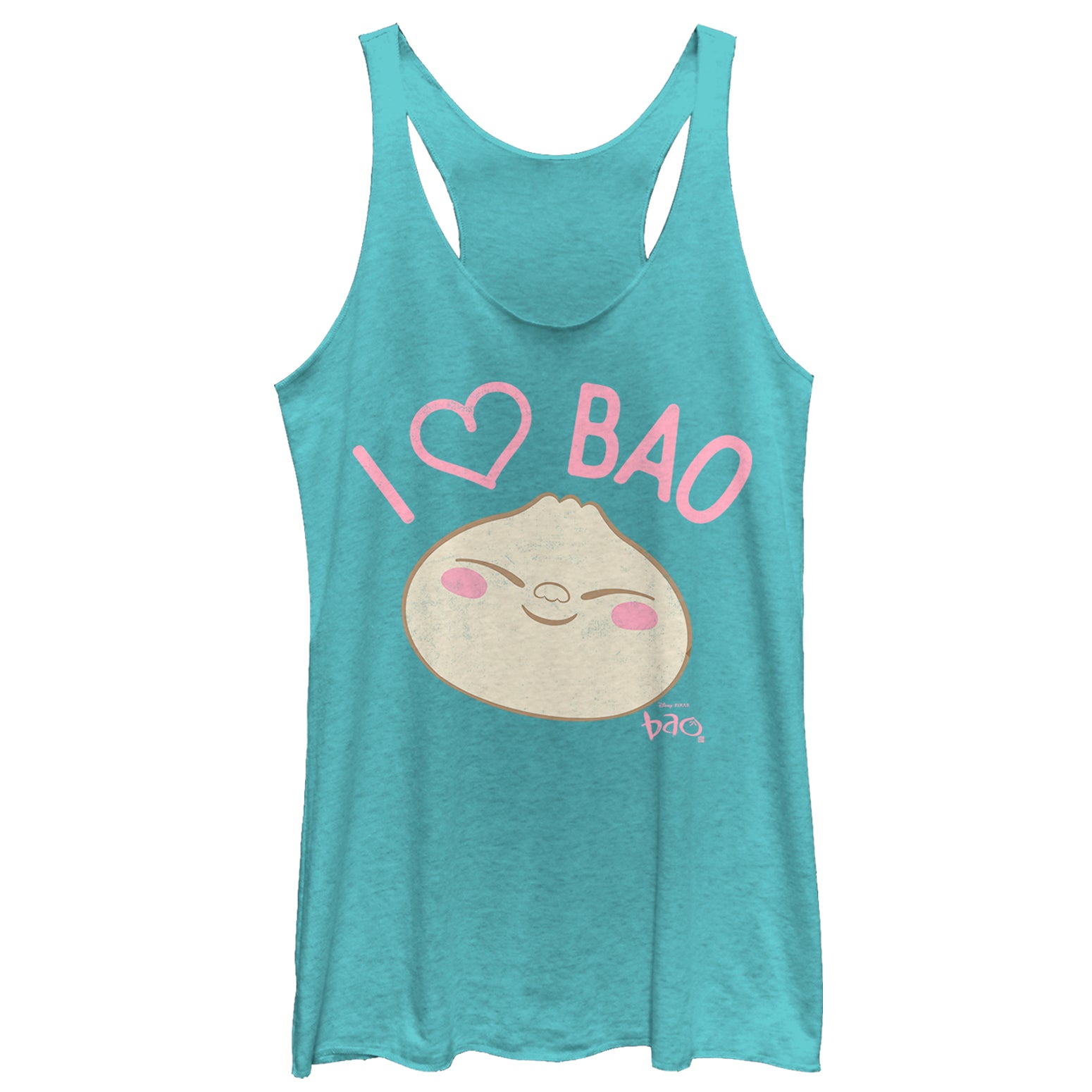 Women's Bao I Love Dumplings Racerback Tank Top Women's Bao I Love Dumplings Racerback Tank Top