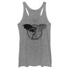 Women’s Batman Caped Crusader Schematics Racerback Tank Top
