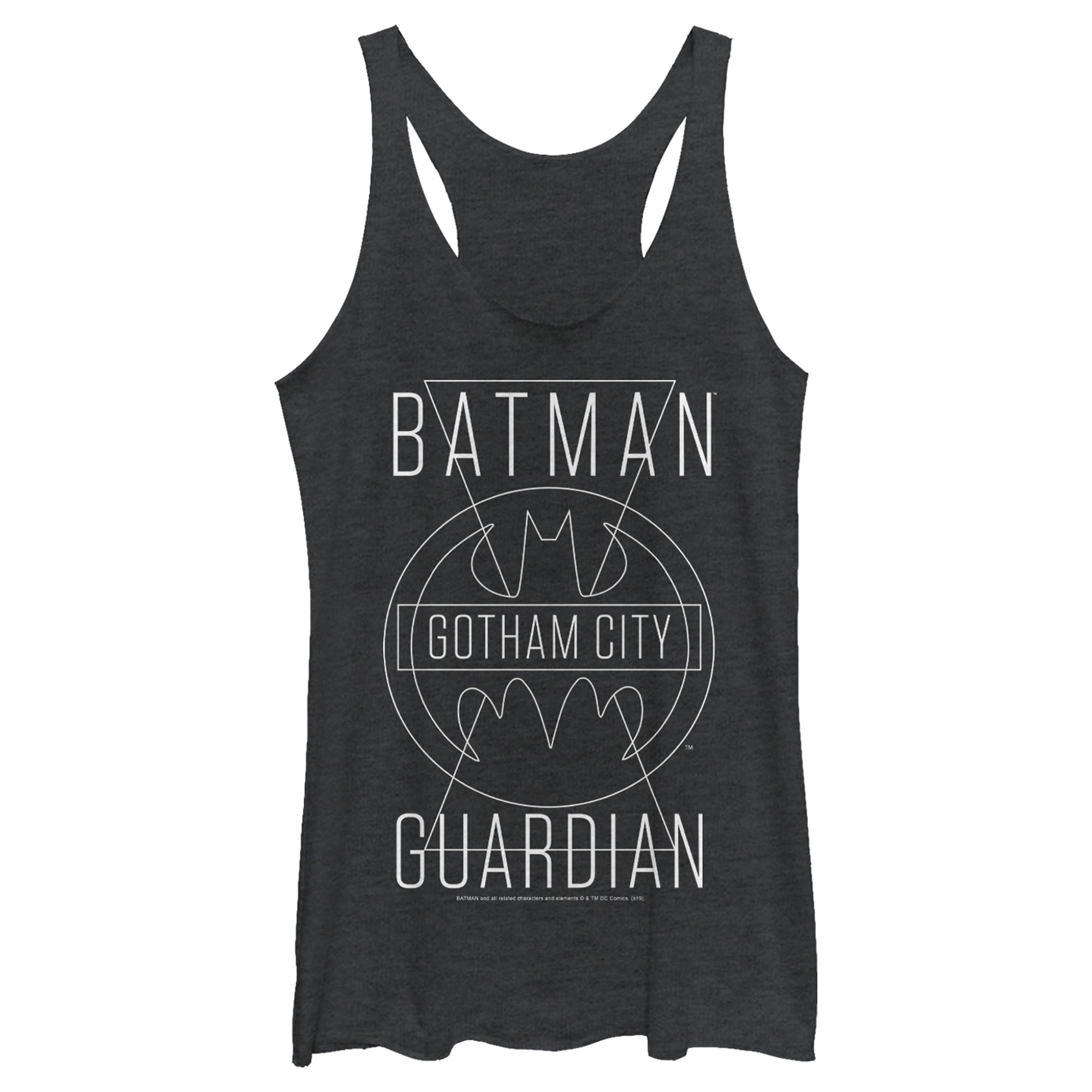 Women's Batman Gotham City Guardian Racerback Tank Top Women's Batman Gotham City Guardian Racerback Tank Top