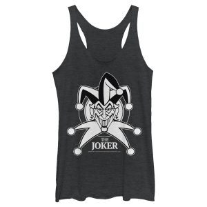 Women’s Batman Joker Emblem Racerback Tank Top