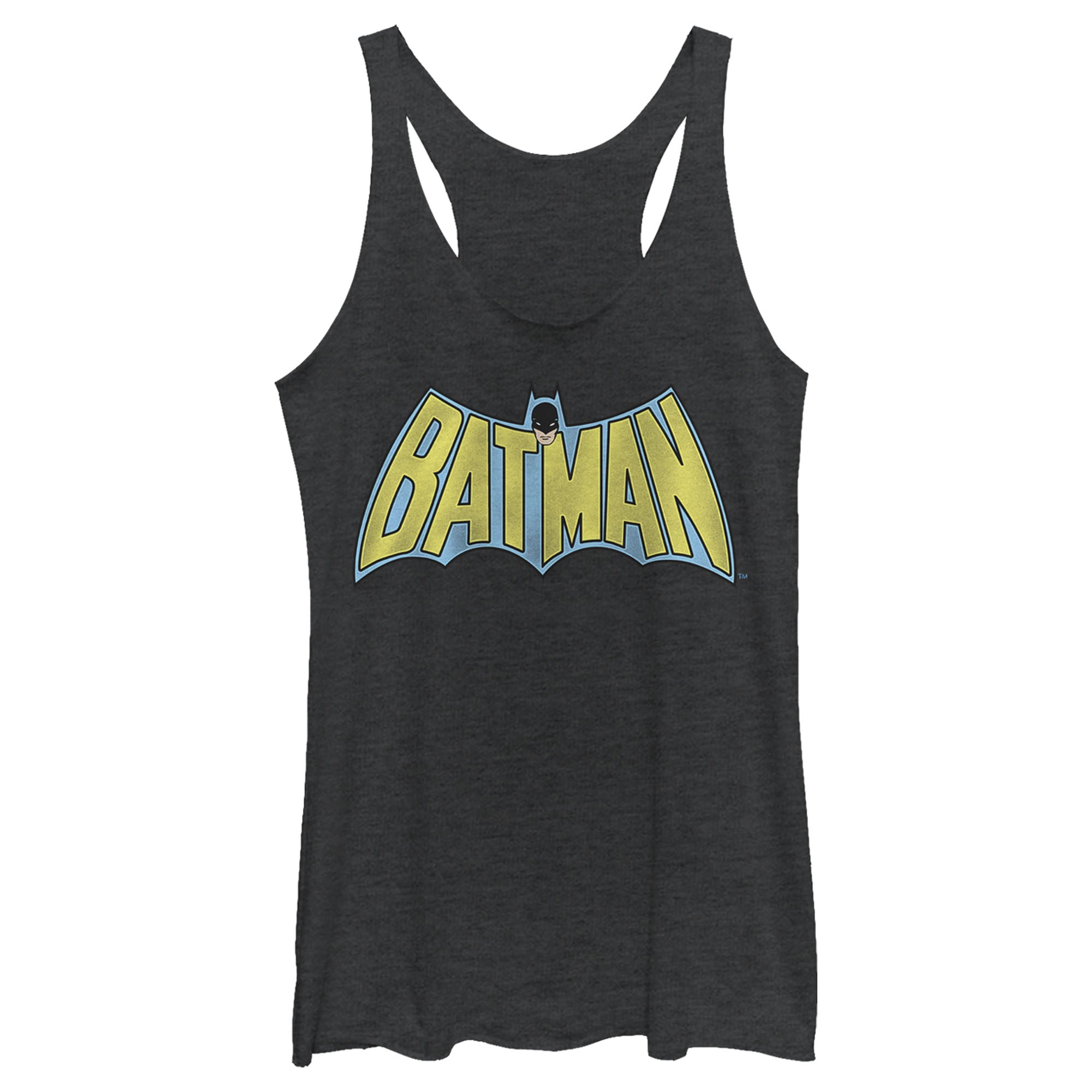 Women's Batman Vintage Hero Logo Racerback Tank Top Women's Batman Vintage Hero Logo Racerback Tank Top
