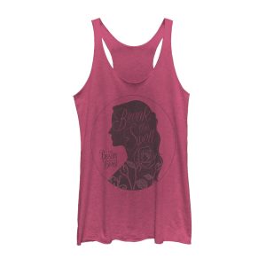 Women’s Beauty and the Beast Break the Spell Racerback Tank Top