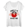 Women’s Beauty and the Beast Gaston No Belle Prize Scoop Neck
