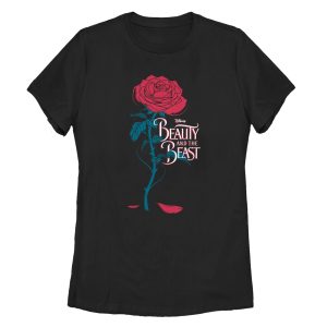 Women’s Beauty and the Beast Rose Petal Logo T-Shirt