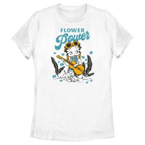 Women’s Betty Boop Flower Power T-Shirt