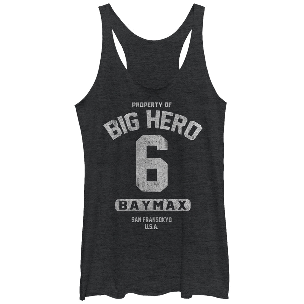 Women's Big Hero 6 Property Baymax Racerback Tank Top Women's Big Hero 6 Property Baymax Racerback Tank Top