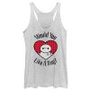 Women’s Big Hero 6 Valentine Baymax Likes Hug Racerback Tank Top