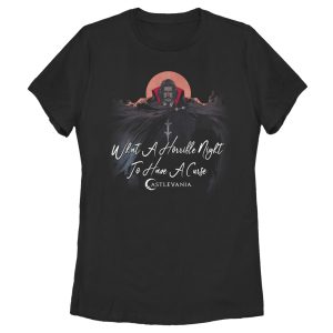 Women’s Castlevania Dracula Horrible Night for Curse T-Shirt