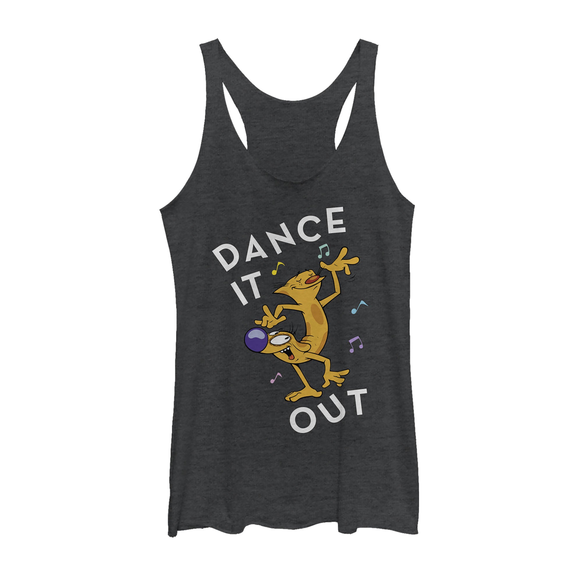 Women's CatDog Dance It Out Racerback Tank Top Women's CatDog Dance It Out Racerback Tank Top