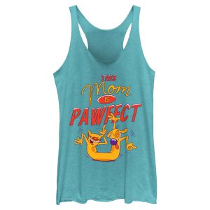 Women’s Catdog This Mom Is Pawfect Racerback Tank Top