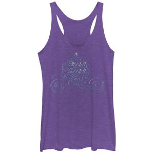 Women’s Cinderella Bibbidi Bobbidi Boo Racerback Tank Top