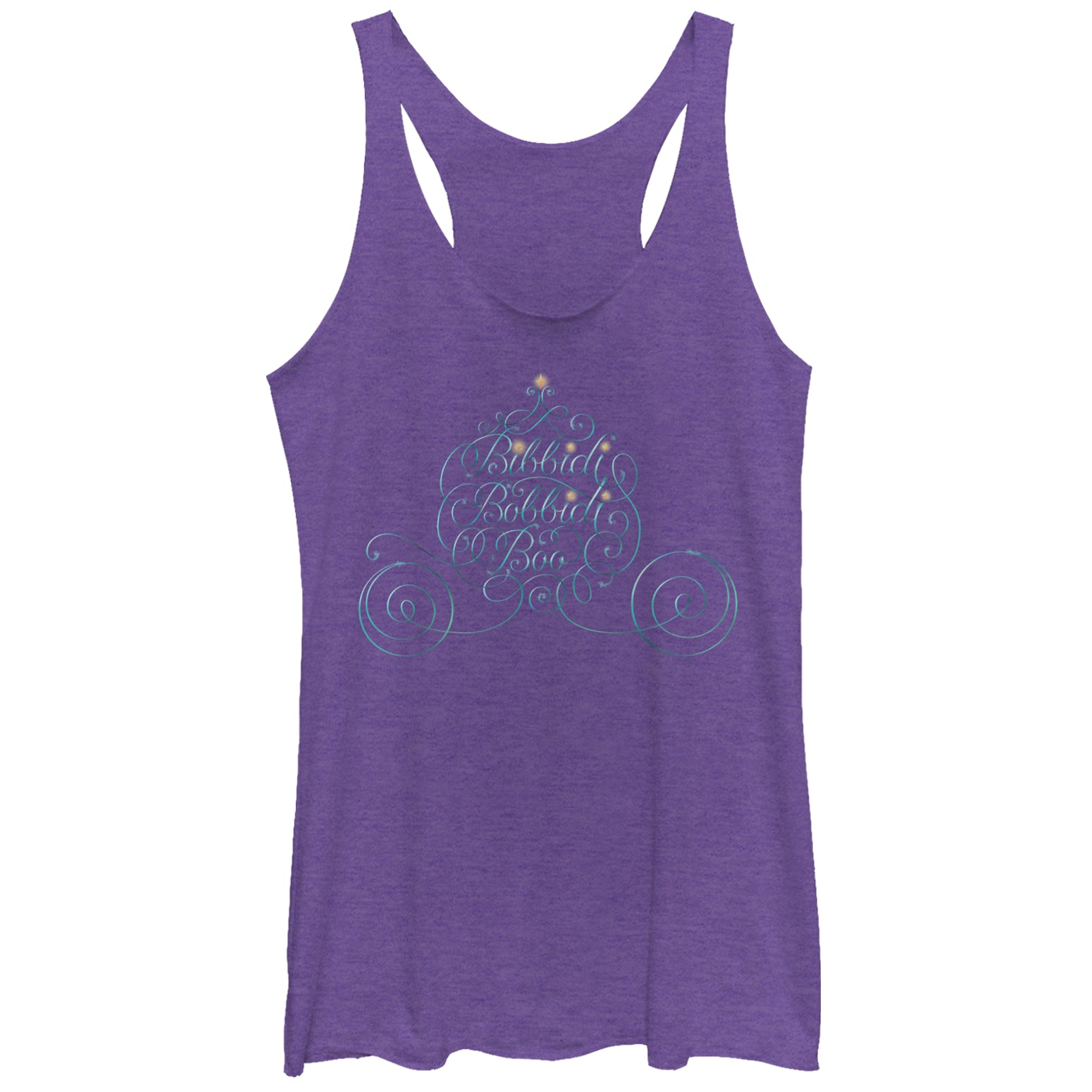 Women's Cinderella Bibbidi Bobbidi Boo Racerback Tank Top Women's Cinderella Bibbidi Bobbidi Boo Racerback Tank Top