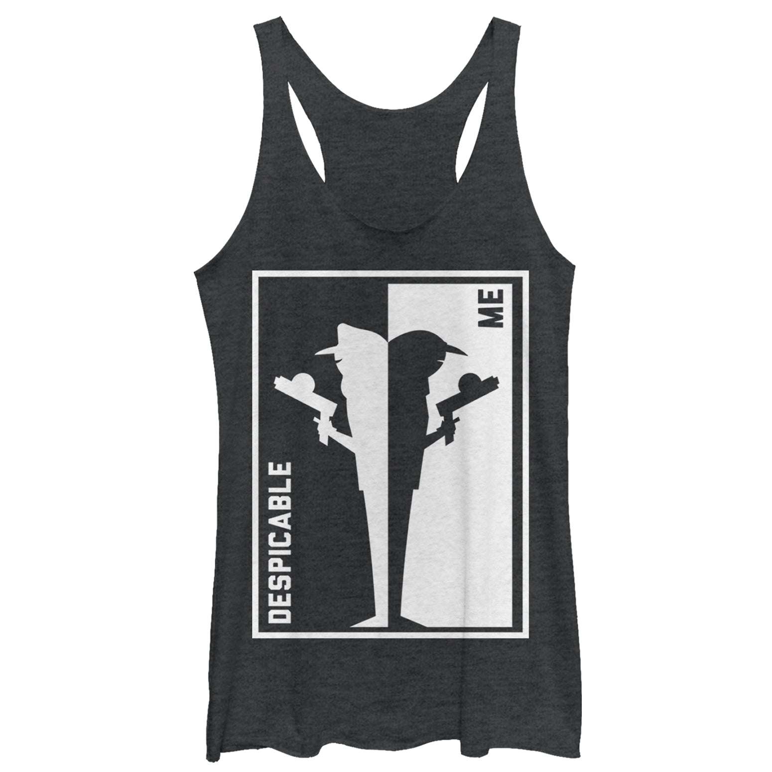 Women's Despicable Me 3 Brother Trouble Frame Racerback Tank Top Women's Despicable Me 3 Brother Trouble Frame Racerback Tank Top