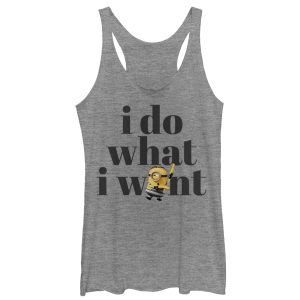 Women’s Despicable Me 3 Minion Do What I Want Racerback Tank Top