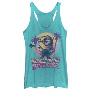 Women’s Despicable Me 3 Minions Dance Floor Racerback Tank Top