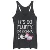 Women’s Despicable Me Agnes Fluffy Unicorn Spots Racerback Tank Top