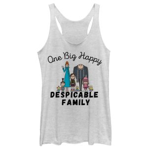 Women’s Despicable Me Big Happy Family Racerback Tank Top