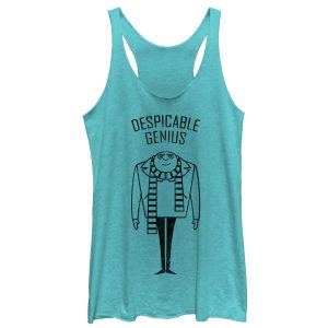 Women’s Despicable Me Evil Genius Gru Racerback Tank Top