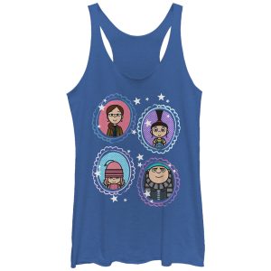 Women’s Despicable Me Family Portrait Racerback Tank Top