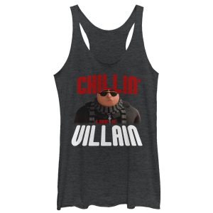 Women’s Despicable Me Gru Chillin’ Like a Villain Racerback Tank Top