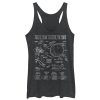 Women’s Despicable Me Gru Plans to Steal Moon Racerback Tank Top