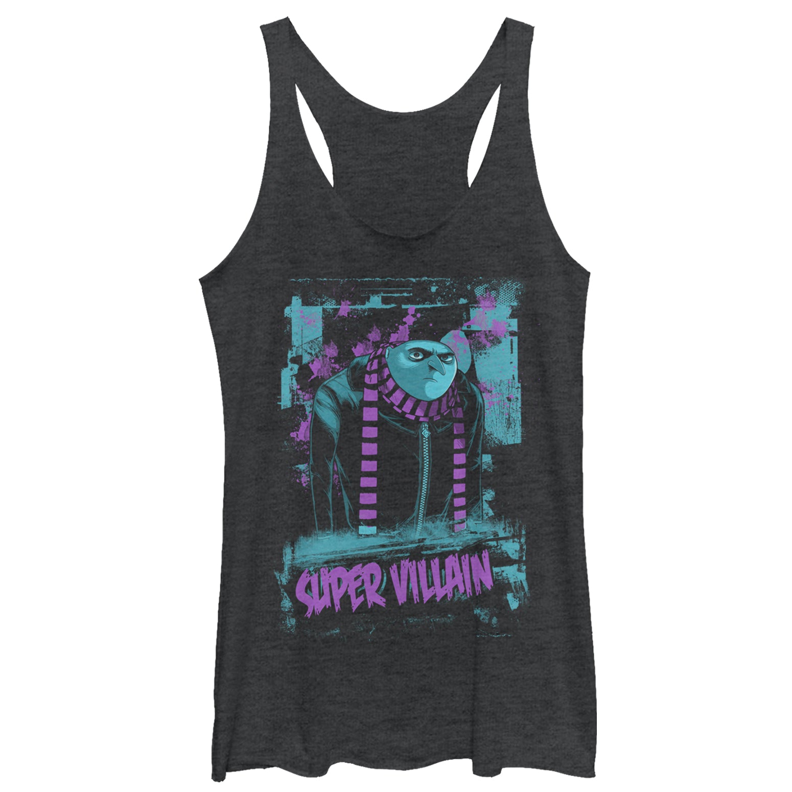 Women's Despicable Me Gru Supervillain Racerback Tank Top Women's Despicable Me Gru Supervillain Racerback Tank Top