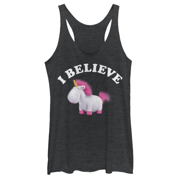 Women’s Despicable Me I Believe Unicorns Racerback Tank Top