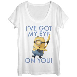 Women’s Despicable Me Minion Eye on You Scoop Neck