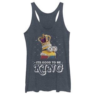 Women’s Despicable Me Minion Good to Be King Racerback Tank Top
