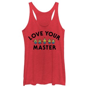 Women’s Despicable Me Minion Love Master Racerback Tank Top