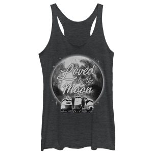 Women’s Despicable Me Minion Loved By Moon Racerback Tank Top