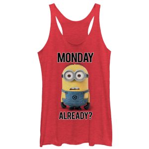 Women’s Despicable Me Minion Monday Already Racerback Tank Top