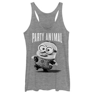 Women’s Despicable Me Minion Party Animal Racerback Tank Top