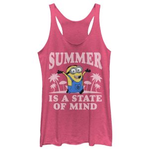 Women’s Despicable Me Minion Summer State of Mind Racerback Tank Top