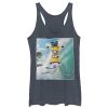 Women’s Despicable Me Minion Surf Tricks Racerback Tank Top