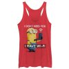 Women’s Despicable Me Minion Wi-Fi Racerback Tank Top
