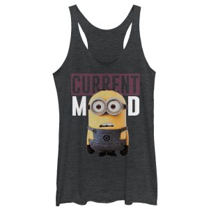 Women’s Despicable Me Minions Current Mood Racerback Tank Top