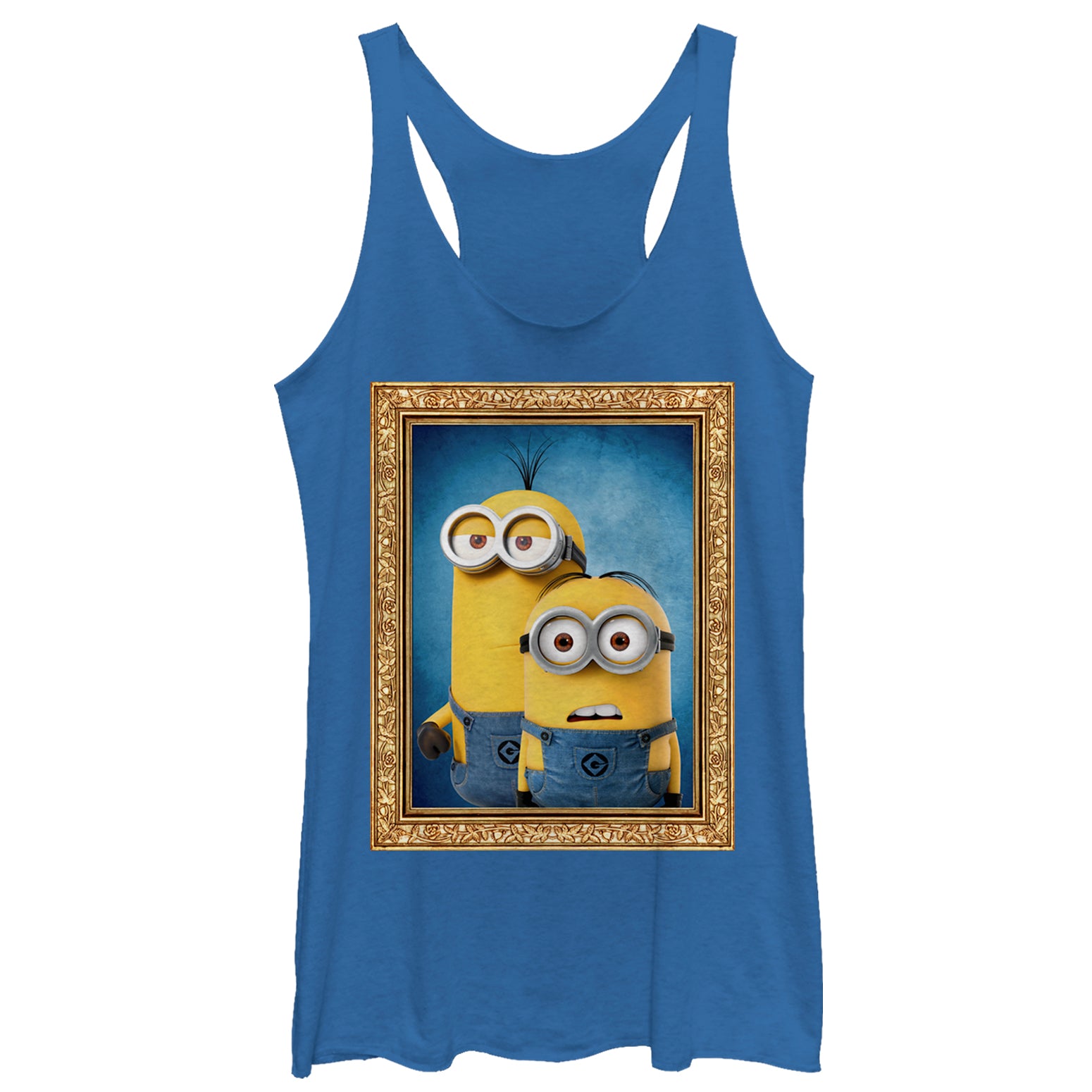 Women's Despicable Me Minions Frame Racerback Tank Top Women's Despicable Me Minions Frame Racerback Tank Top