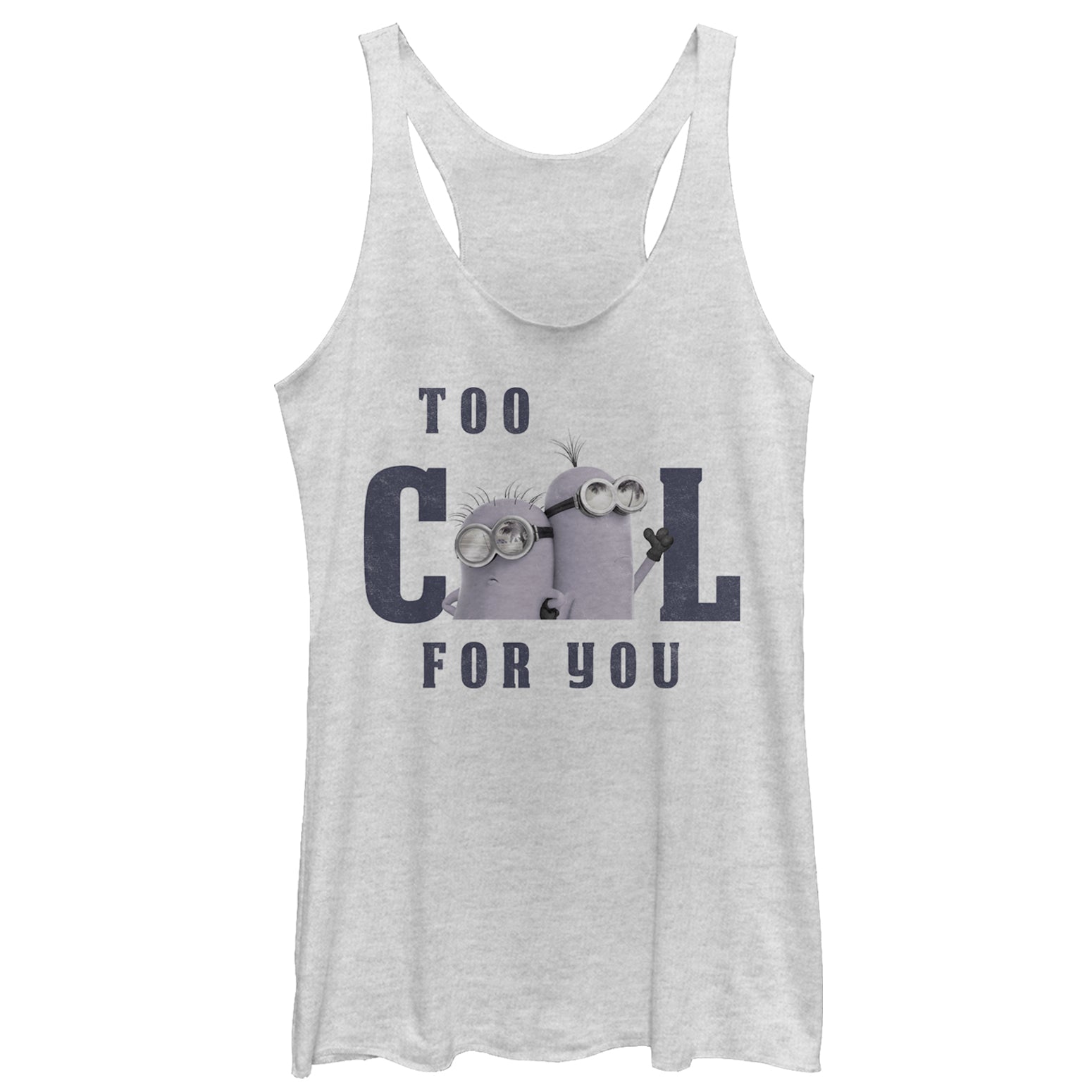 Women's Despicable Me Minions Too Cool for You Racerback Tank Top Women's Despicable Me Minions Too Cool for You Racerback Tank Top