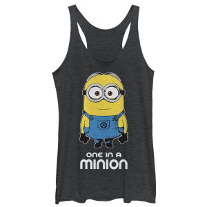 Women’s Despicable Me One in Minion Racerback Tank Top