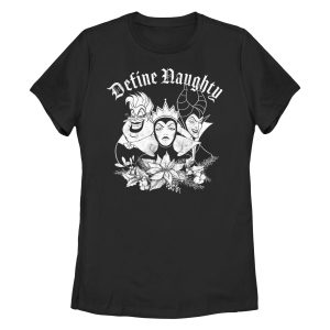 Women’s Disney Villains Define Naughty T-Shirt