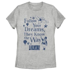 Women’s Dumbo Follow Your Dreams T-Shirt