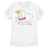 Women’s Dumbo Sitting Cutely T-Shirt