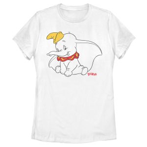 Women’s Dumbo Sitting Cutely T-Shirt