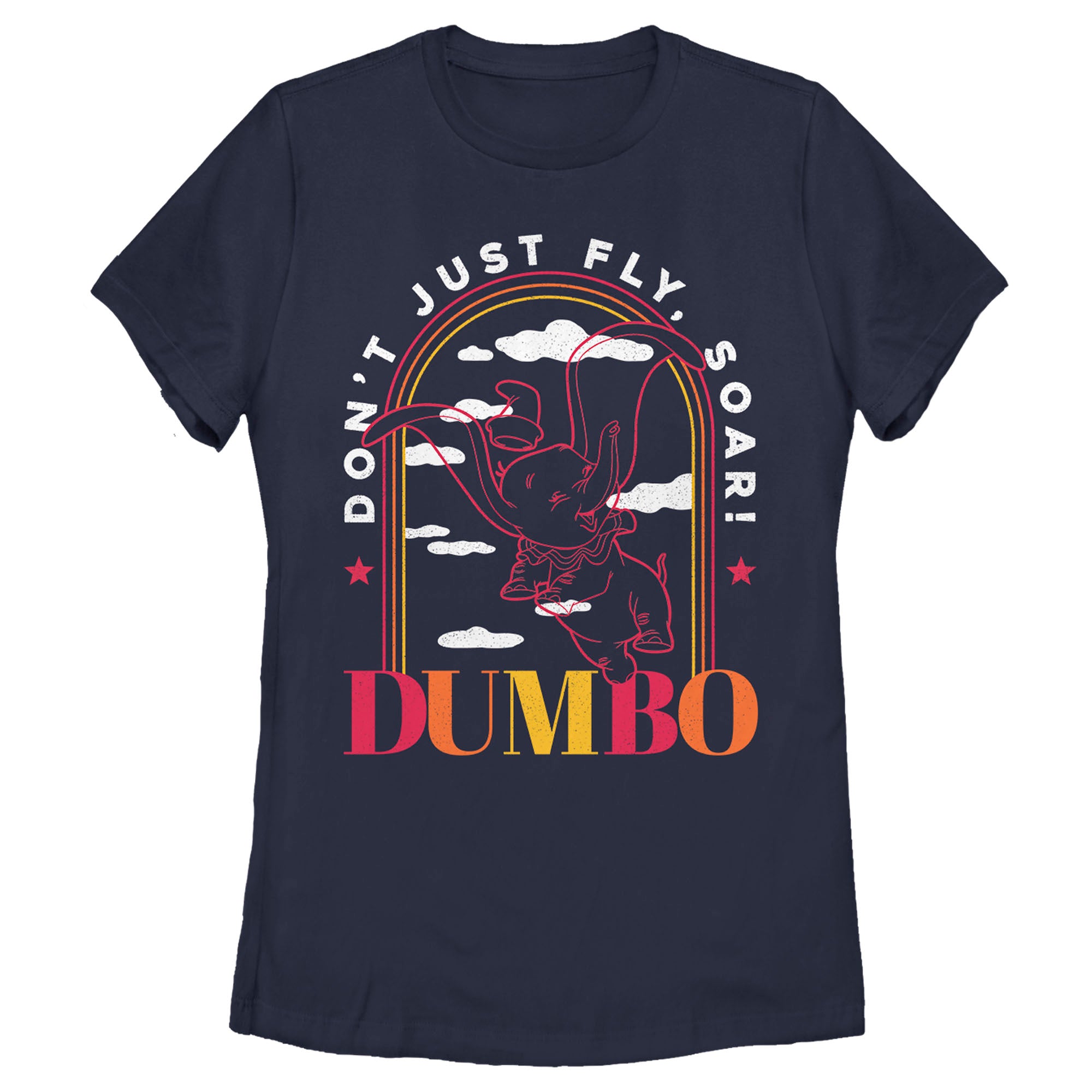 Women's Dumbo Soaring Sunset Arch T-Shirt Women's Dumbo Soaring Sunset Arch T-Shirt