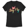 Women’s Dumbo Stay Fly Rainbow T-Shirt